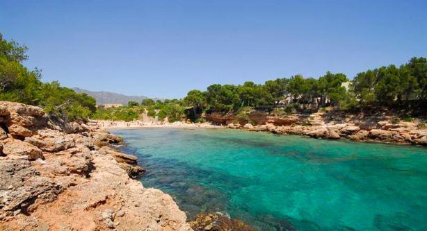 Apt. Con Piscina Interior En La Playa Alguer L'Ametlla de Mar Luaran gambar